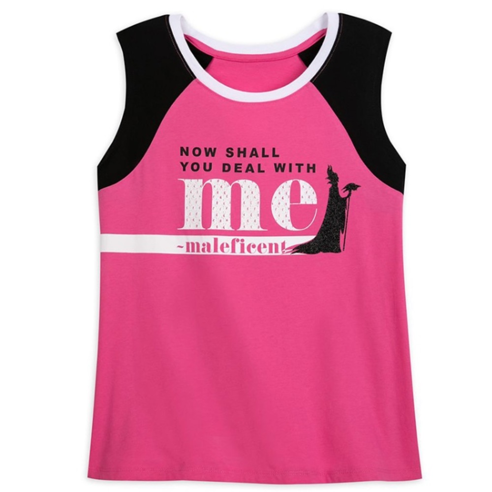 Disney Parks Athletic Tank Top, Maleficent - “Now Shall You Deal With Me”